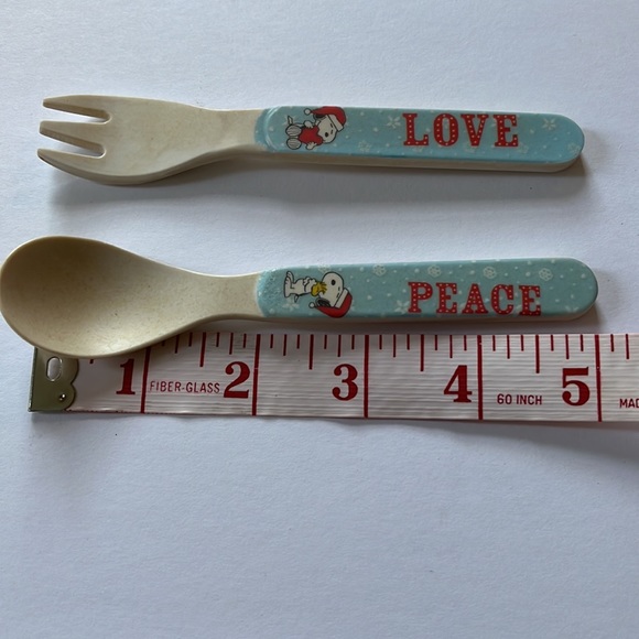 Snoopy Peanuts Child’s Fork and Spoon Set NWOT - Picture 7 of 7